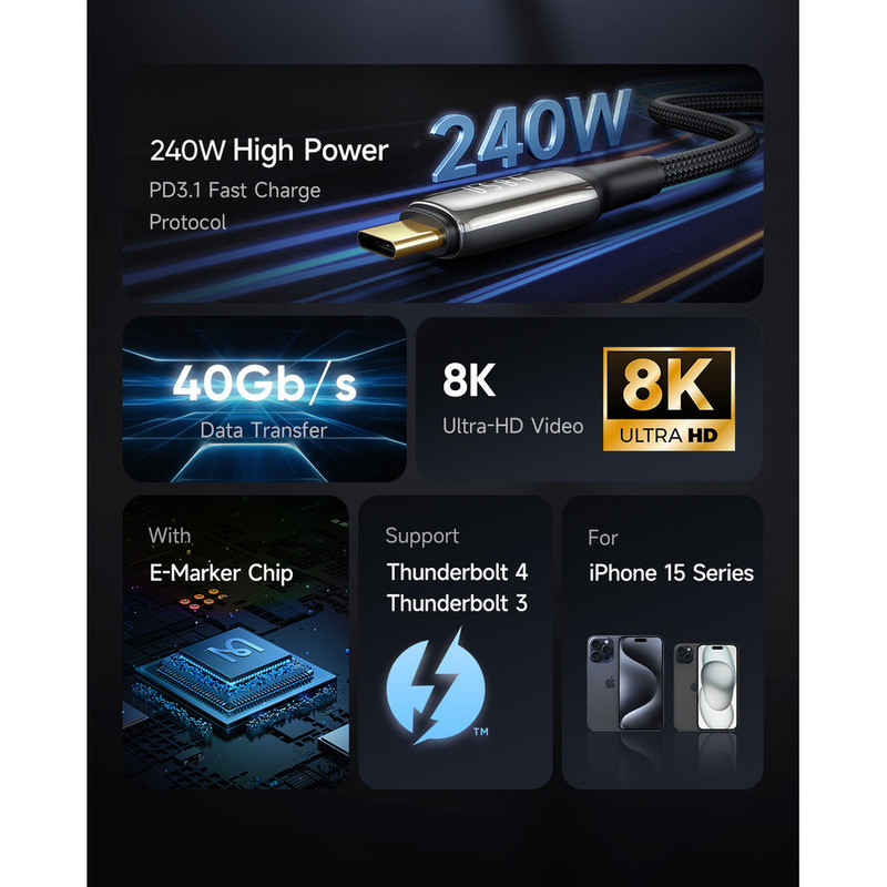 کابل USB-C مک دودو مدل CA-299 طول 1.2 متر