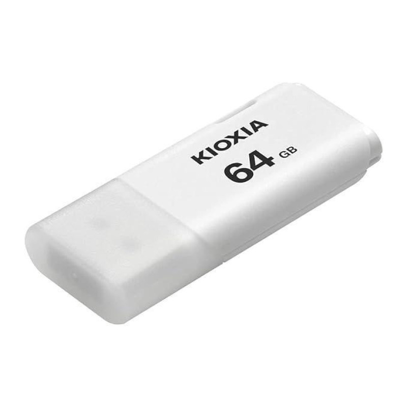 فلش مموری کیوکسیا مدل U202 ظرفیت 64 گیگابایت با رابط USB 2.0، بدنه پلاستیکی مقاوم، درپوش‌دار، سازگار با کامپیوتر، لپ‌تاپ، گوشی، تبلت و تلویزیون، پشتیبانی از Windows 11 و macOS نسخه 12 تا 15