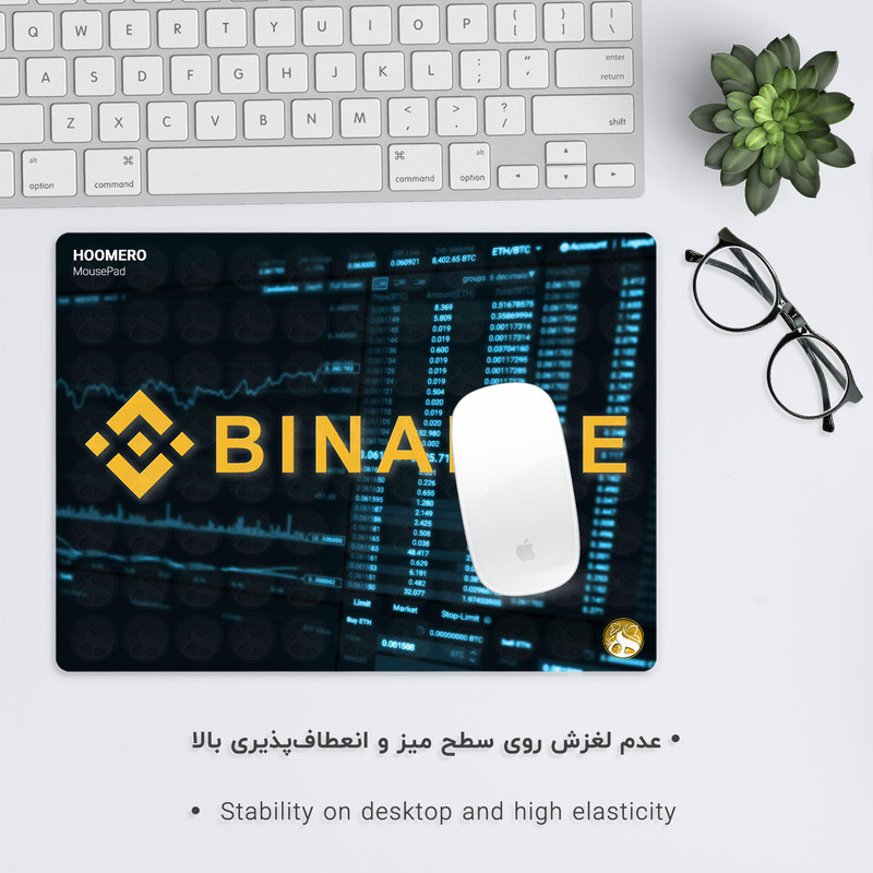 ماوس پد هومرو طرح ارز دیجیتال مدل A2424