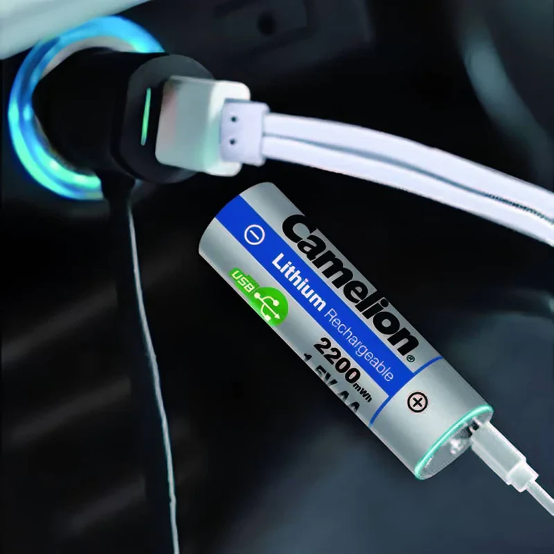 باتری قلمی قابل شارژ کملیون مدل USB-TYPE C LI-ION بسته ۴ عددی