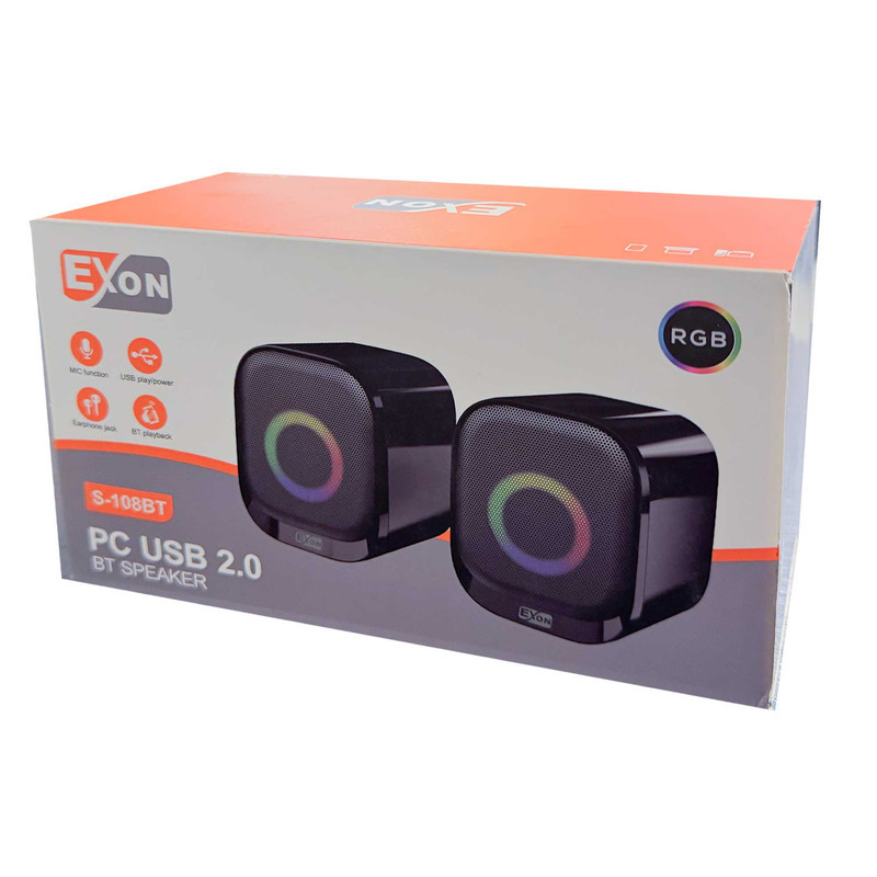 اسپیکر بلوتوثی اکسون مدل  S108BT RGB