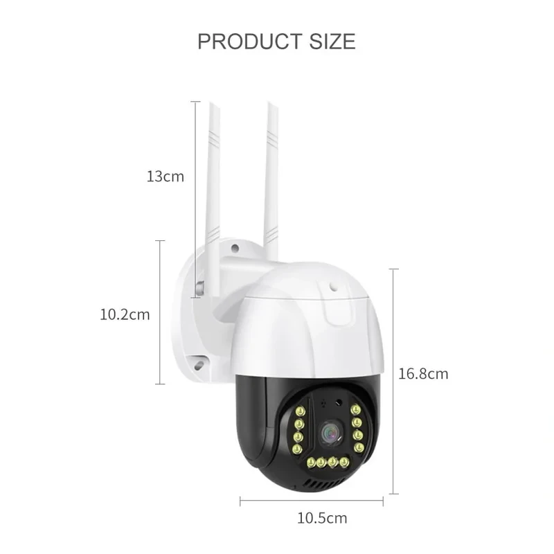 دوربین مداربسته تحت شبکه چرخشی بی سیم مدل V380-P20