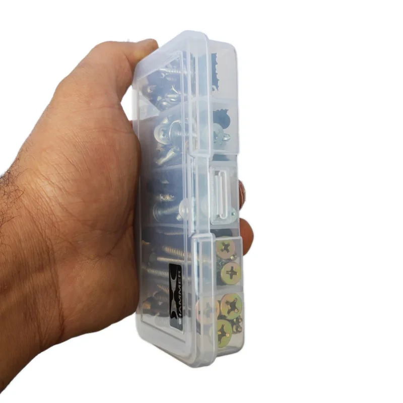 پیچ سر‌مته و ام دی اف و چوب هامر مدل Home Fix R بسته ۱۱۰ عددی