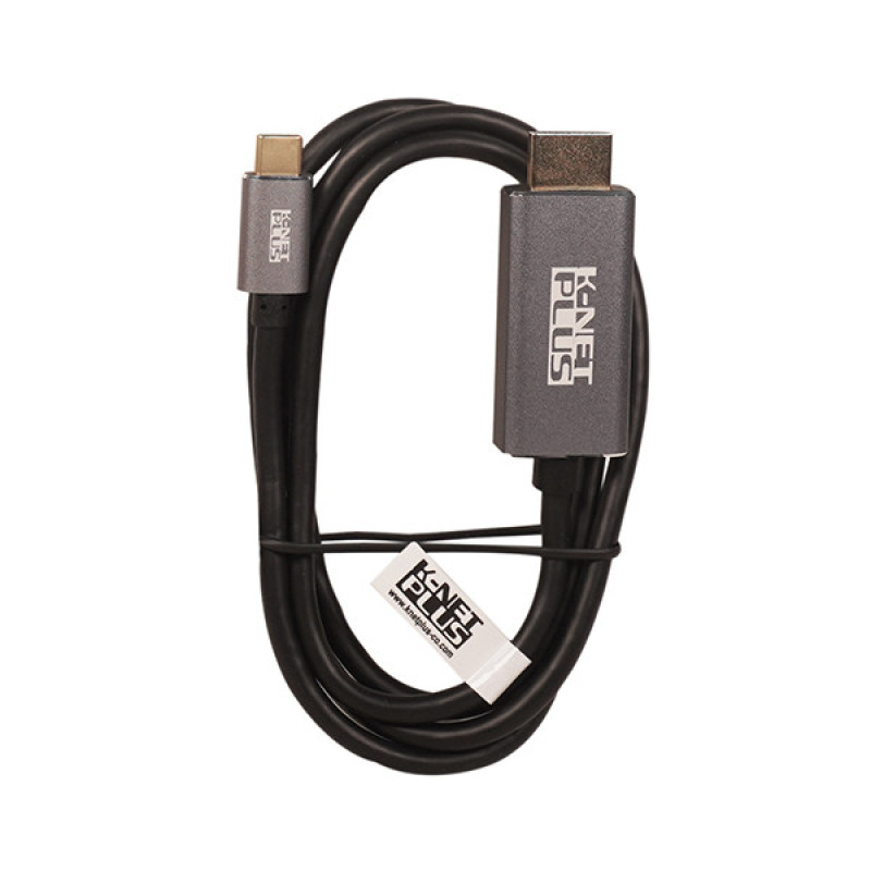 کابل تبدیل USB-C به HDMI کی نت پلاس مدل KP-COCM2HD10 طول 1 متر
