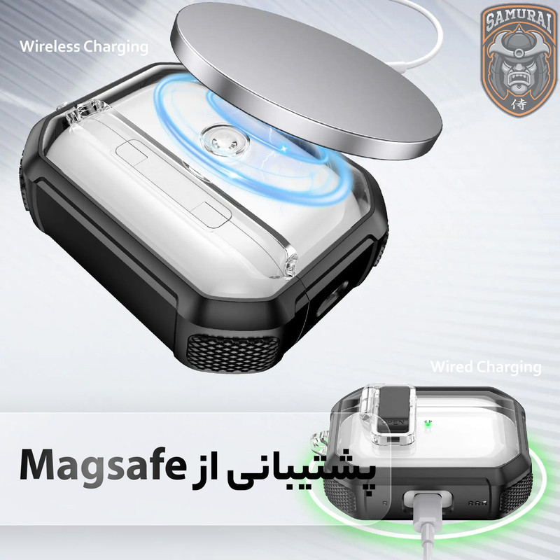 کاور سامورایی مدل Quad-39 مناسب برای کیس اپل Airpods 4