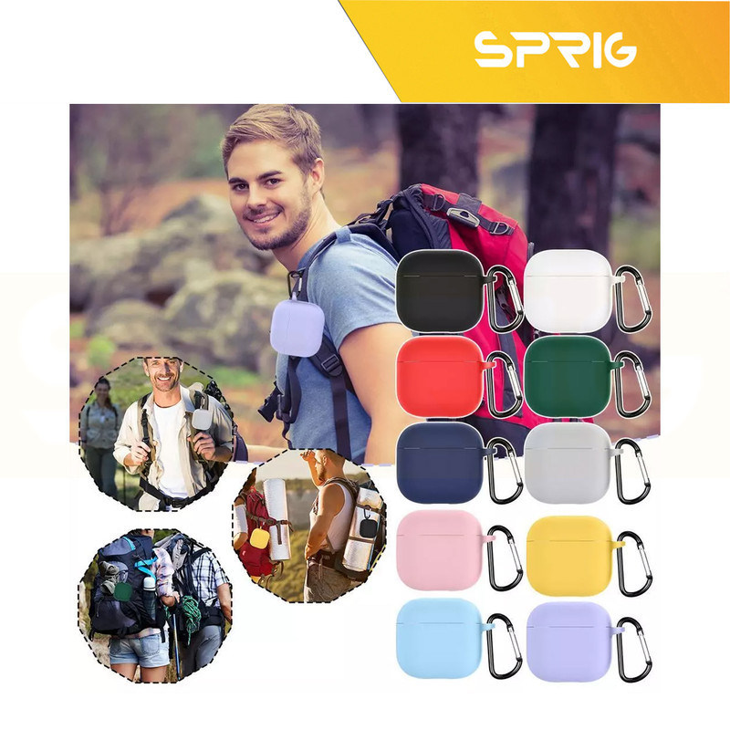کاور اسپریگ مدل Silicone-SP مناسب برای کیس اپل AirPods 4