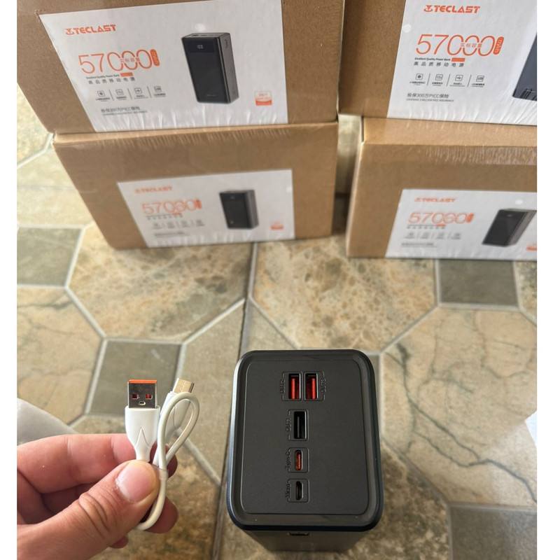 پاوربانک تکلاست مدل A60 Pro ظرفیت 60000 میلی آمپر ساعت