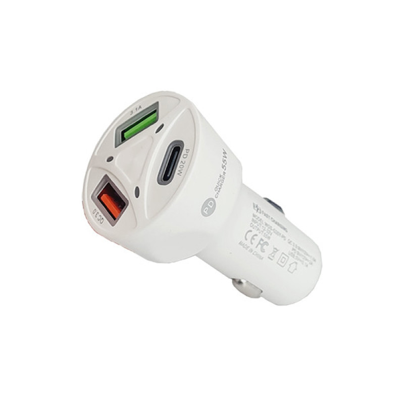 شارژر فندکی 55 وات مدل QUICK CHARGE 55W