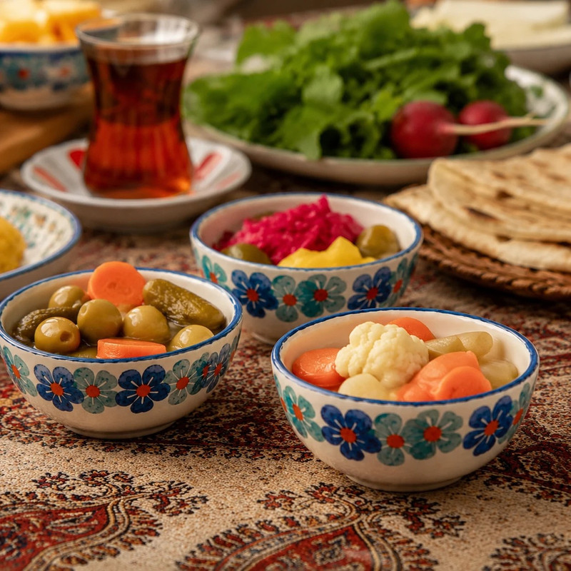 پیاله مدل گلپونه z08 مجموعه 3 عددی