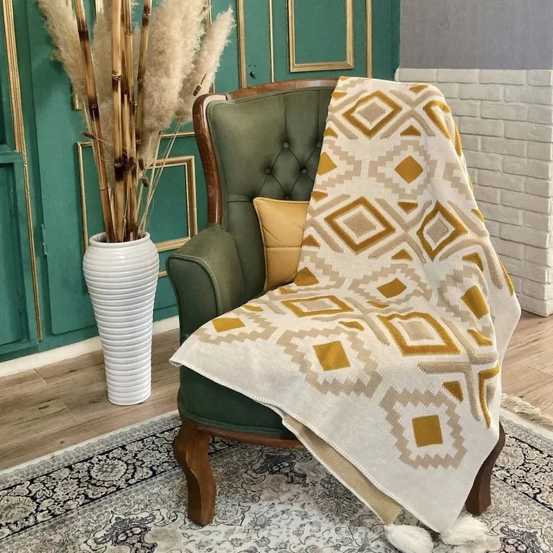 شال مبل و تخت کوکو جم مدل دیجی پانچ پلاس سایز 170x140 سانتی‌متر