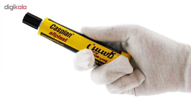 چسب همه کاره کاسپین مدل allplast حجم 50 میلی‌ لیتر بسته 2 عددی