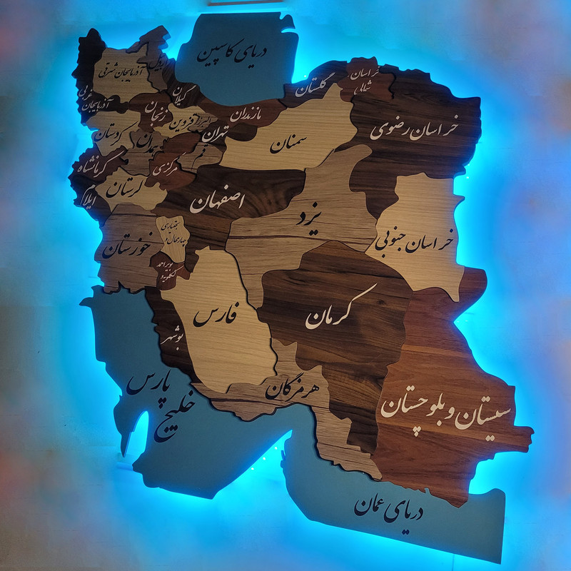 تابلو نوری مدل نقشه ایران