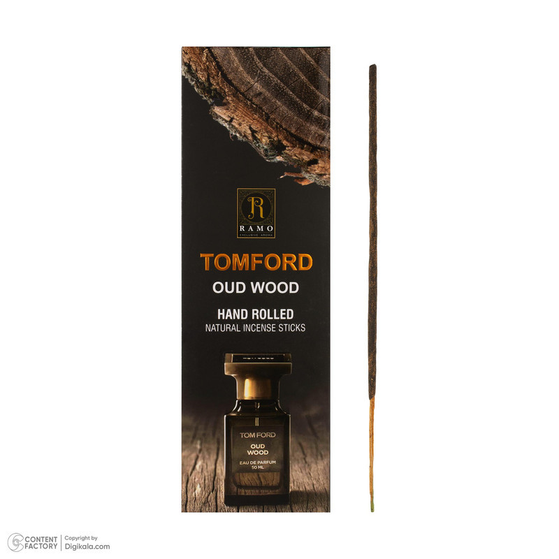 عود رامو مدل 003 رایحه ادکلن TOMFORD بسته 20 عددی