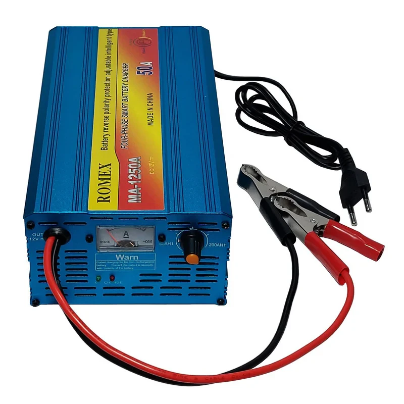 شارژر باتری خودرو رومکس مدل MA-1250A جریان 50 آمپر