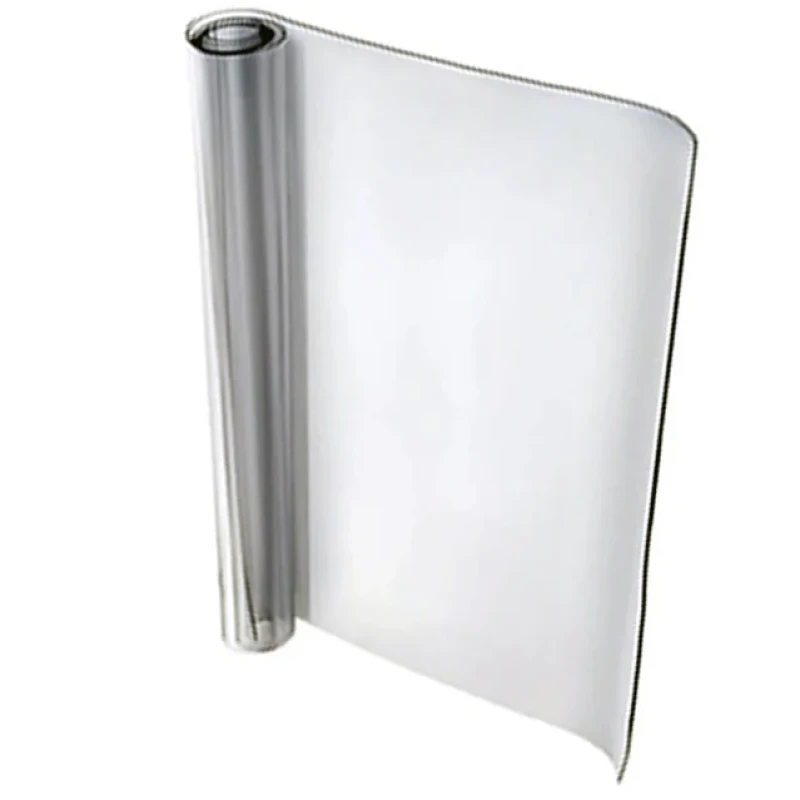 رومیزی مدل یک میل شفاف سایز 100x120 سانتی‌متر