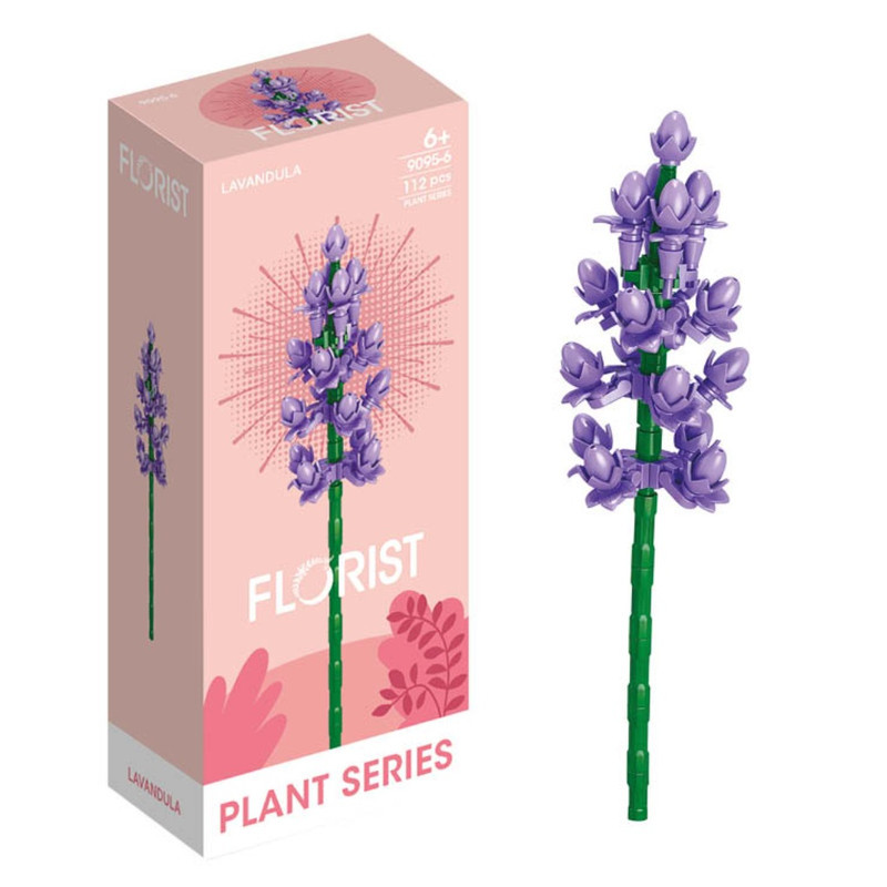ساختنی 112 تکه لیلیبرادر مدل گل اسطوخودوس طرح Lavender