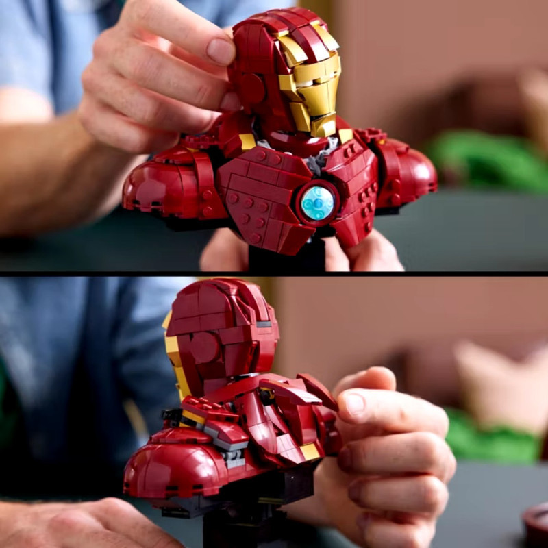 لگو سری مارول مدل Iron Man MK4 Bust کد 76327