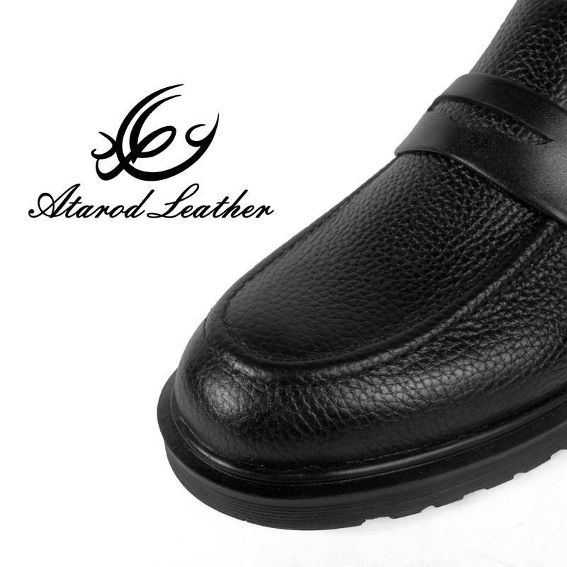 کفش مردانه چرم عطارد مدل  چرم طبیعی کد SH190