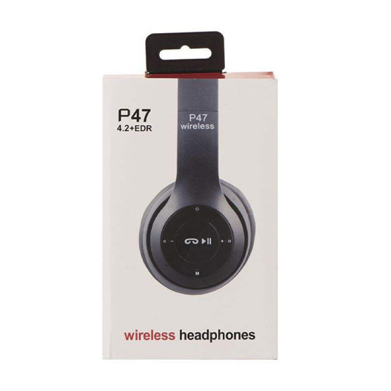 هدفون بی سیم مدل P47 5.0+EDR کد 123