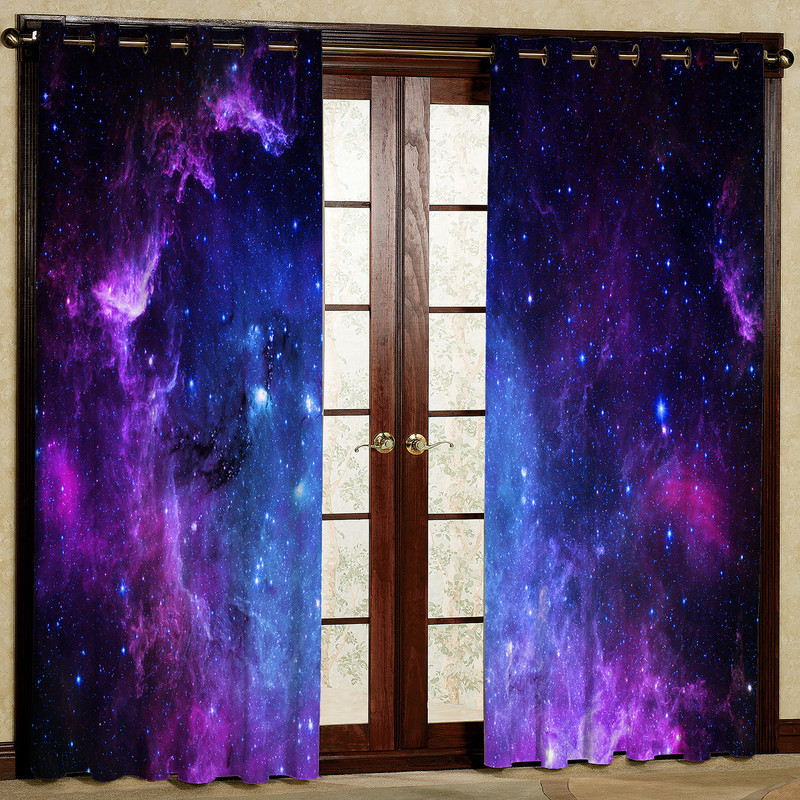 پرده مدل آسمان مخمل پانچی کد 470 سایز 140x280 سانتی متر