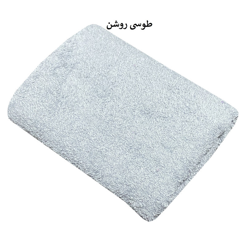 حوله دستی شایسته مدل تبسم سایز 30x58 سانتی متر