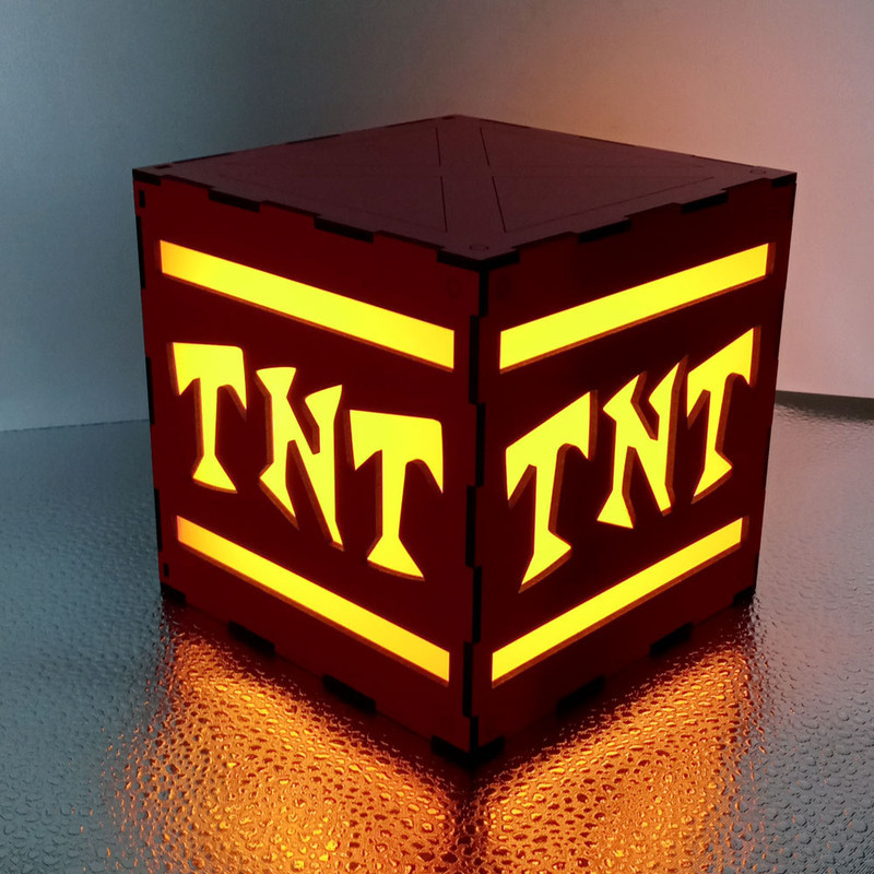 آیکون لایت طرح بازی کراش مدل TNT-NITRO L