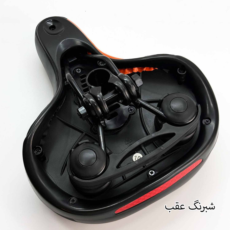 زین دوچرخه ردو  مدل پهن سوپاپ دار کد 2207