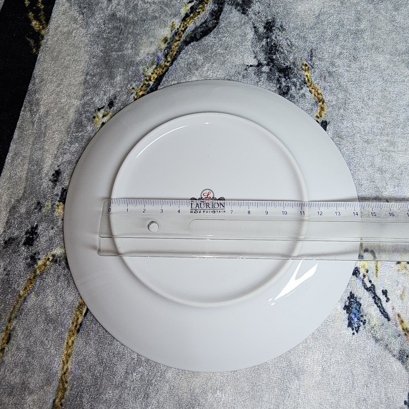پیش دستی شیرینی خوری مدل تخت 19 خط طلا کد 360015 مجموعه 6 عددی