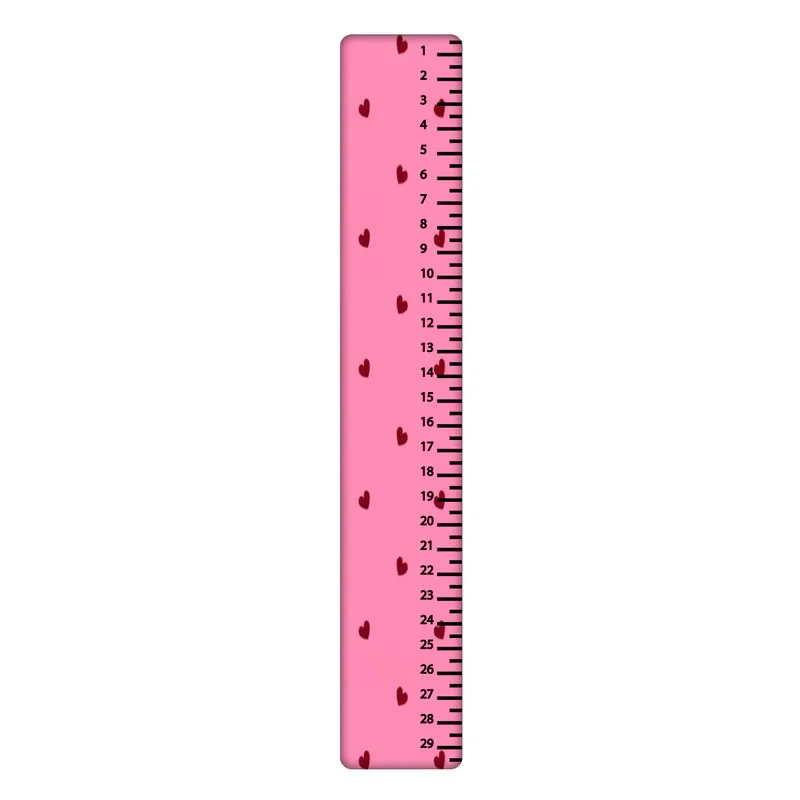 خط کش 30 سانتی متر طرح قلب کد 219