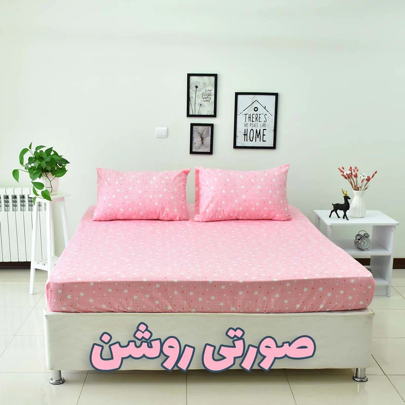 سرویس ملحفه بومرنگ مدل Aseman-160 دونفره 3 تکه