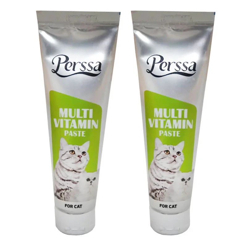 خمیر مولتی ویتامین گربه پرسا مدل Multi Paste وزن 100 گرم بسته 2 عددی