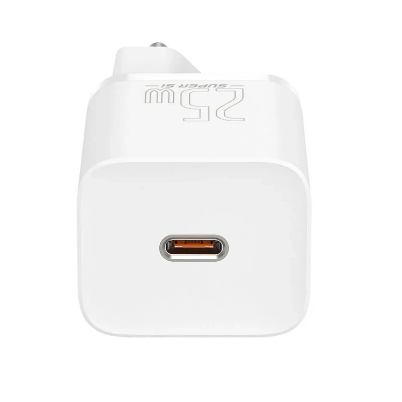 شارژر دیواری 25 وات باسئوس مدل CCCJG25CE به همراه کابل USB-C