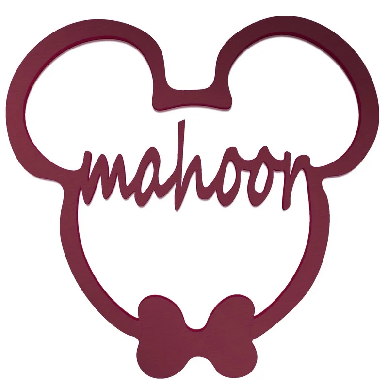 دیوارکوب آرتافرین مدل اسم ماهور طرح Mickey Mouse