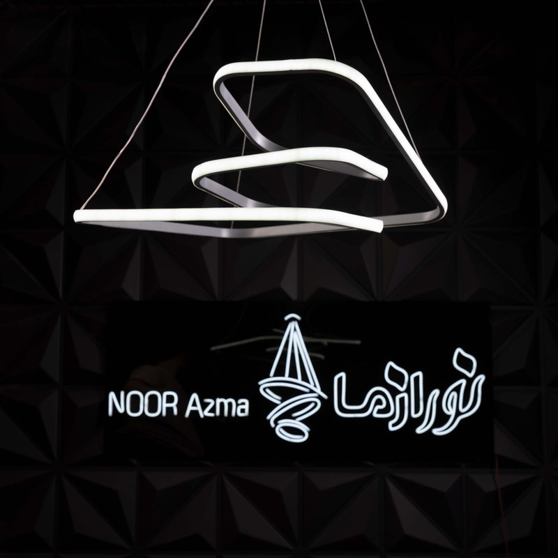 لوستر 1 شعله نور از ما رشکان مدل tudelisquareVIP