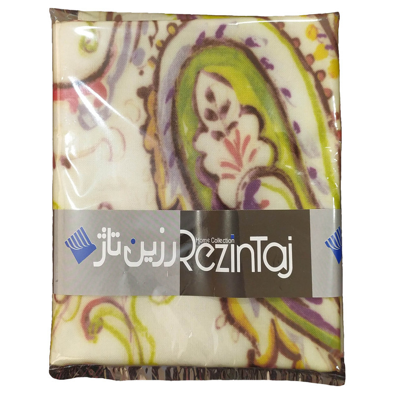 رومیزی رزین تاژ طرح بته جقه مدل مربع کد 70