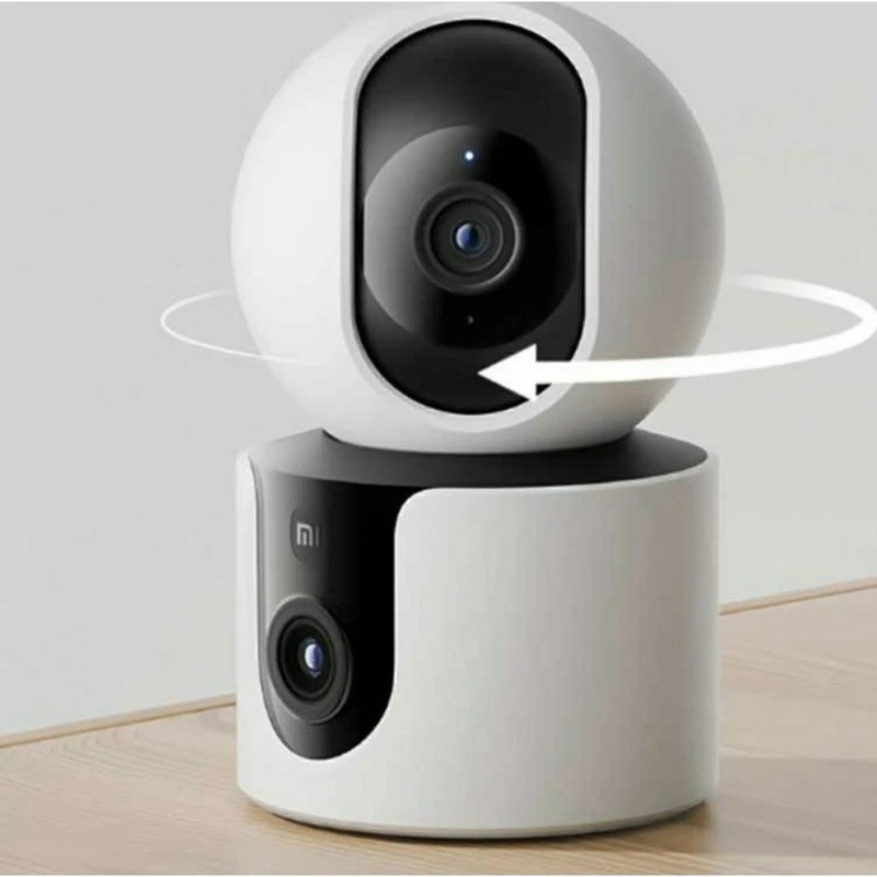 دوربین مداربسته تحت‌ شبکه شیائومی مدل MJSXJ22CM_C300_DUAL_گلوبال با رزولوشن 3K، قابلیت چرخش 360 درجه و 88 درجه، دید در شب تا 10 متر، تشخیص و ردیابی حرکت انسان و حیوانات، مکالمه دوطرفه و پشتیبانی از کارت حافظه میکرو اس‌دی تا 256 گیگابایت