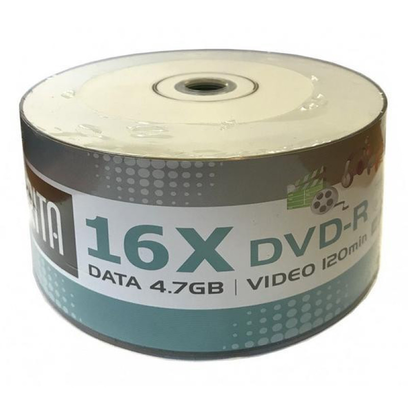 دی وی دی خام آریتا مدل پرینتیبل DVD-R بسته 50 عددی