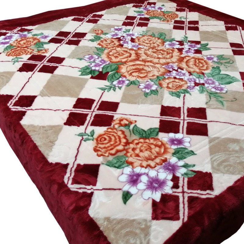 پتو دو نفره گلبافت مدل برترکد127 سایز 220x240 سانتی‌متر