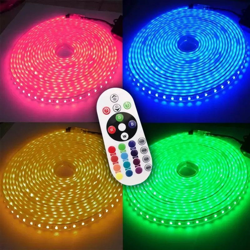 ریسه ال ای دی مدل  شلنگی RGB طول 3 متر به همراه ریموت