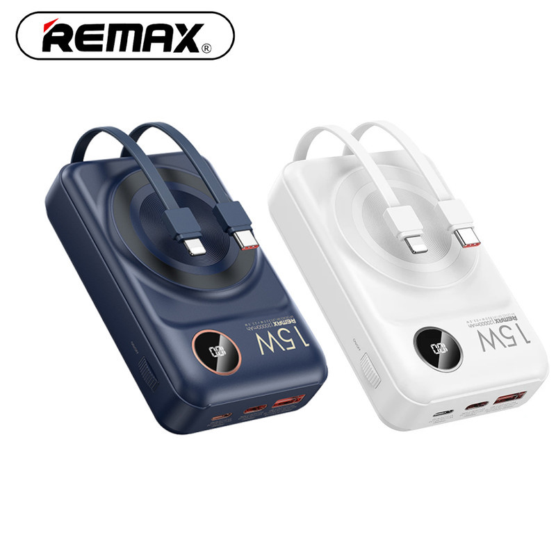 پاوربانک ریمکس مدل MagSafe Wireless Fast Charge RPP-527 ظرفیت 10000 میلی آمپر ساعت