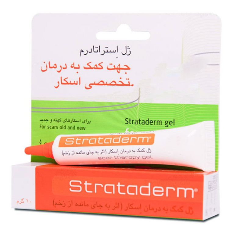 ژل درمان اسکار استراتادرم 5 گرم رفع خارش، نرم‌کننده و صاف‌کننده زخم‌های برآمده، کاهش قرمزی و جلوگیری از زخم غیرطبیعی