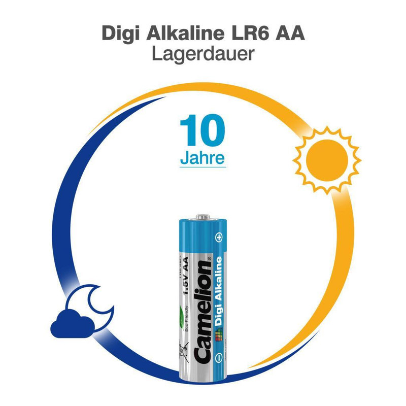 باتری قلمی کملیون مدل digi alkaline بسته 12 عددی
