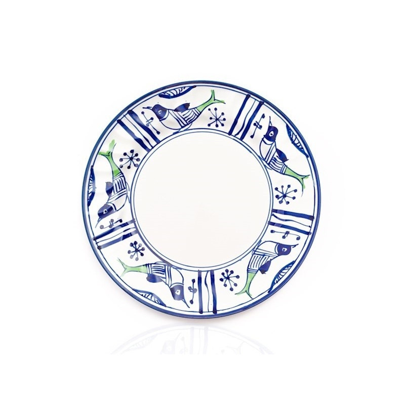 بشقاب خورش خوری طرح مرغی کد BKHM006 مجموعه 6 عددی