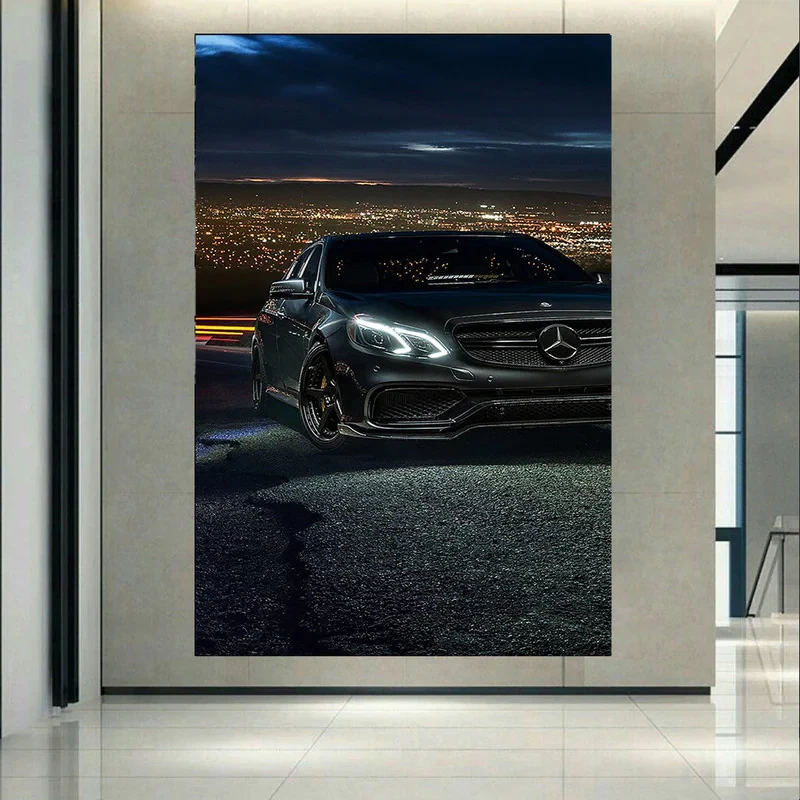تابلو بوم طرح ماشین مدل بنز E63 کد AR2325