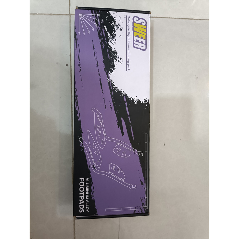 کف پایی موتور سیکلت سویر مدل ADV160 مناسب برای هوندا ADV مجموعه 2 عددی