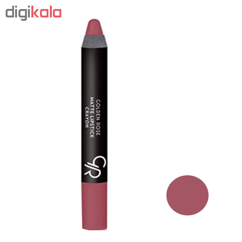 رژ لب گلدن رز مدل CRAYON شماره 08
