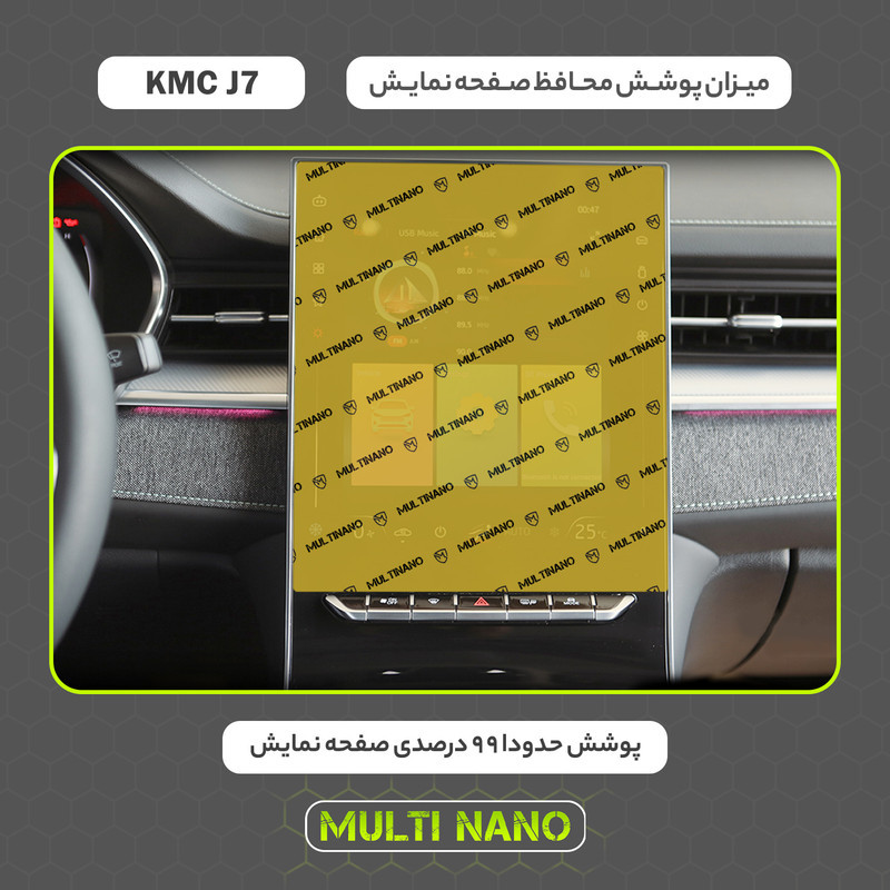 محافظ صفحه نمایش خودرو مولتی نانو مدل X-S1N مناسب برای کی ام سی J7