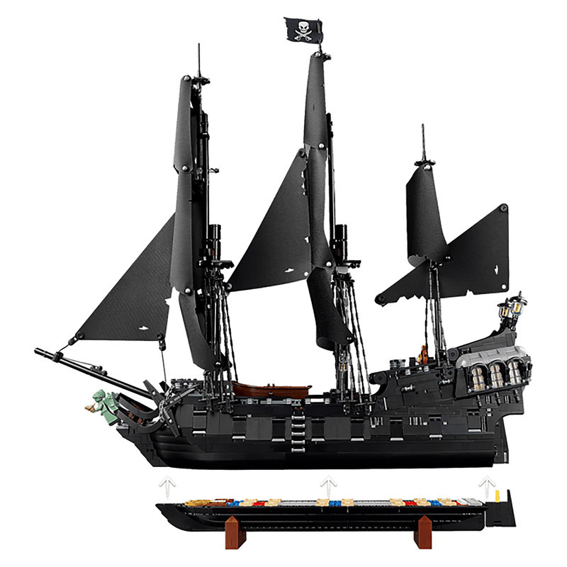 لگو 2862 تکه سری Icons مدل Captain Jack Sparrow's Pirate Ship کد 10365