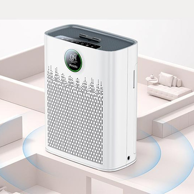 دستگاه تصفیه‌کننده هوا خانگی سه مرحله‌ای یسیدو مدل EC23 Air Purifire به همراه فیلتر