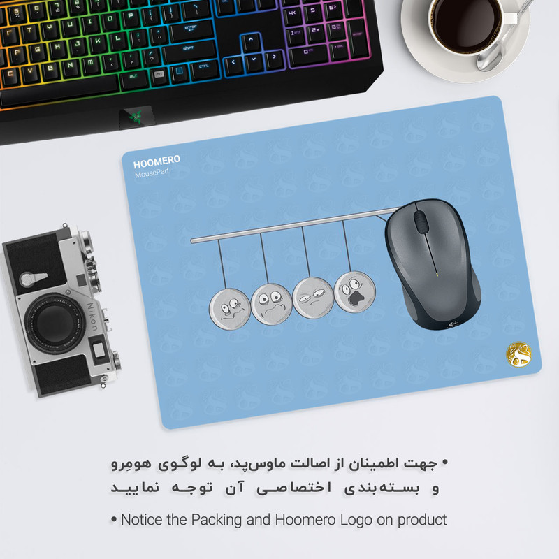 ماوس پد هومرو مدل A5693 طرح فیزیک